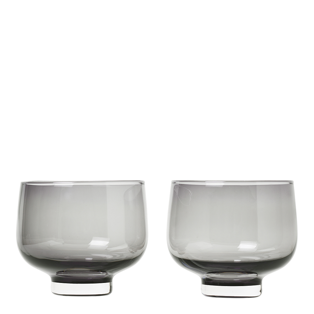 Blomus - Flow Tumblerglas 22 cl 2-pack Smoke