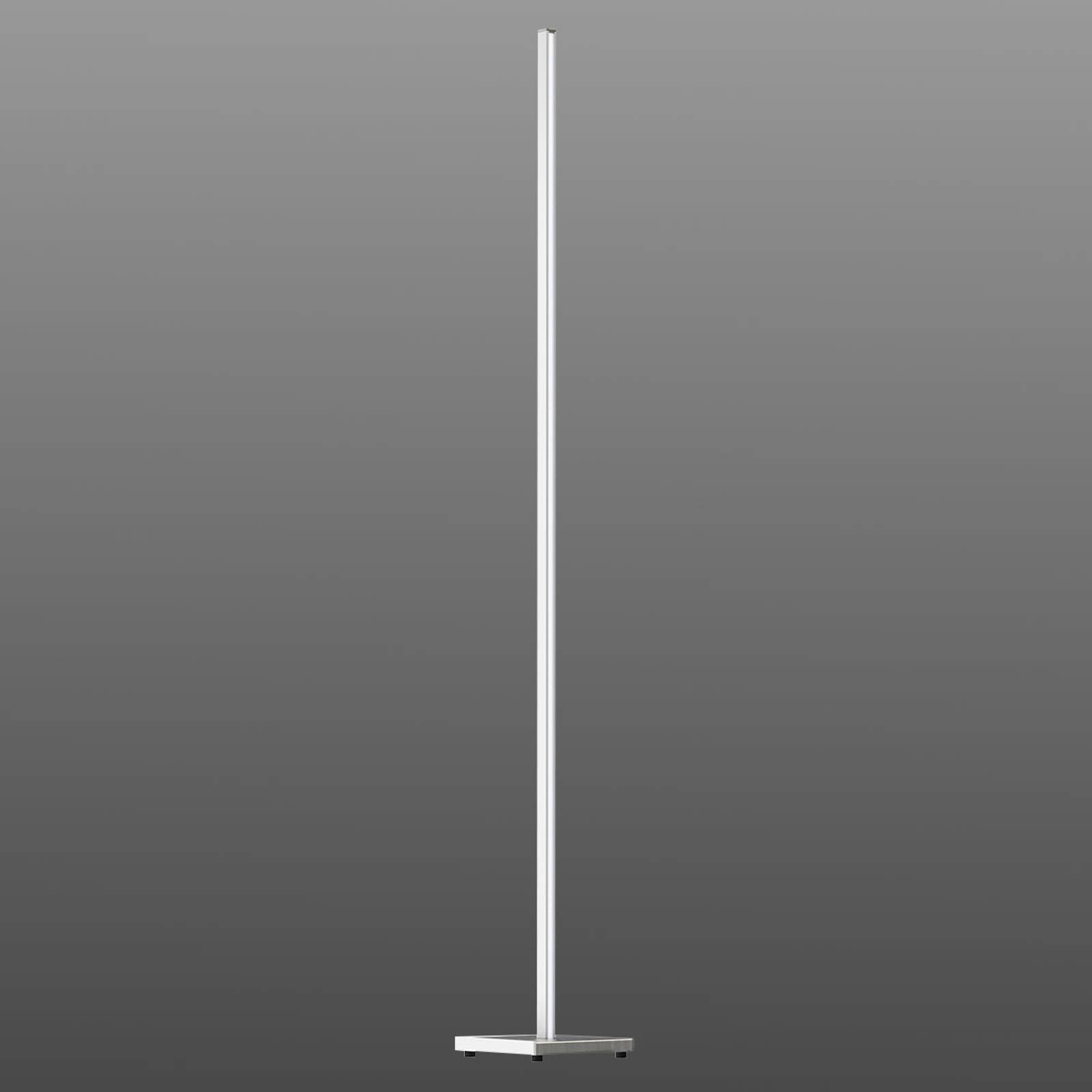 Funktionell LED-golvlampa Orix i vitt, 180 cm