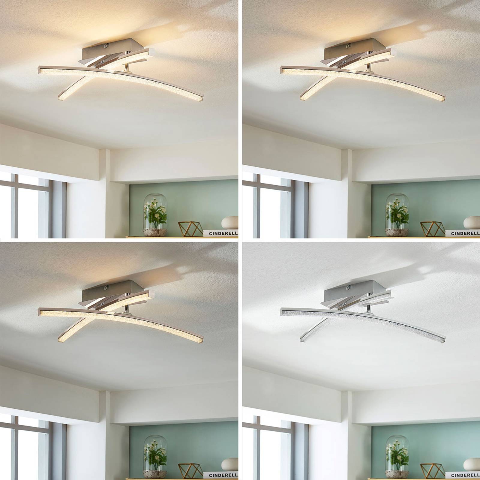Sned LED-taklampa Laurenzia