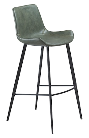 Barstol Hype Konstläder - Vintage Grön