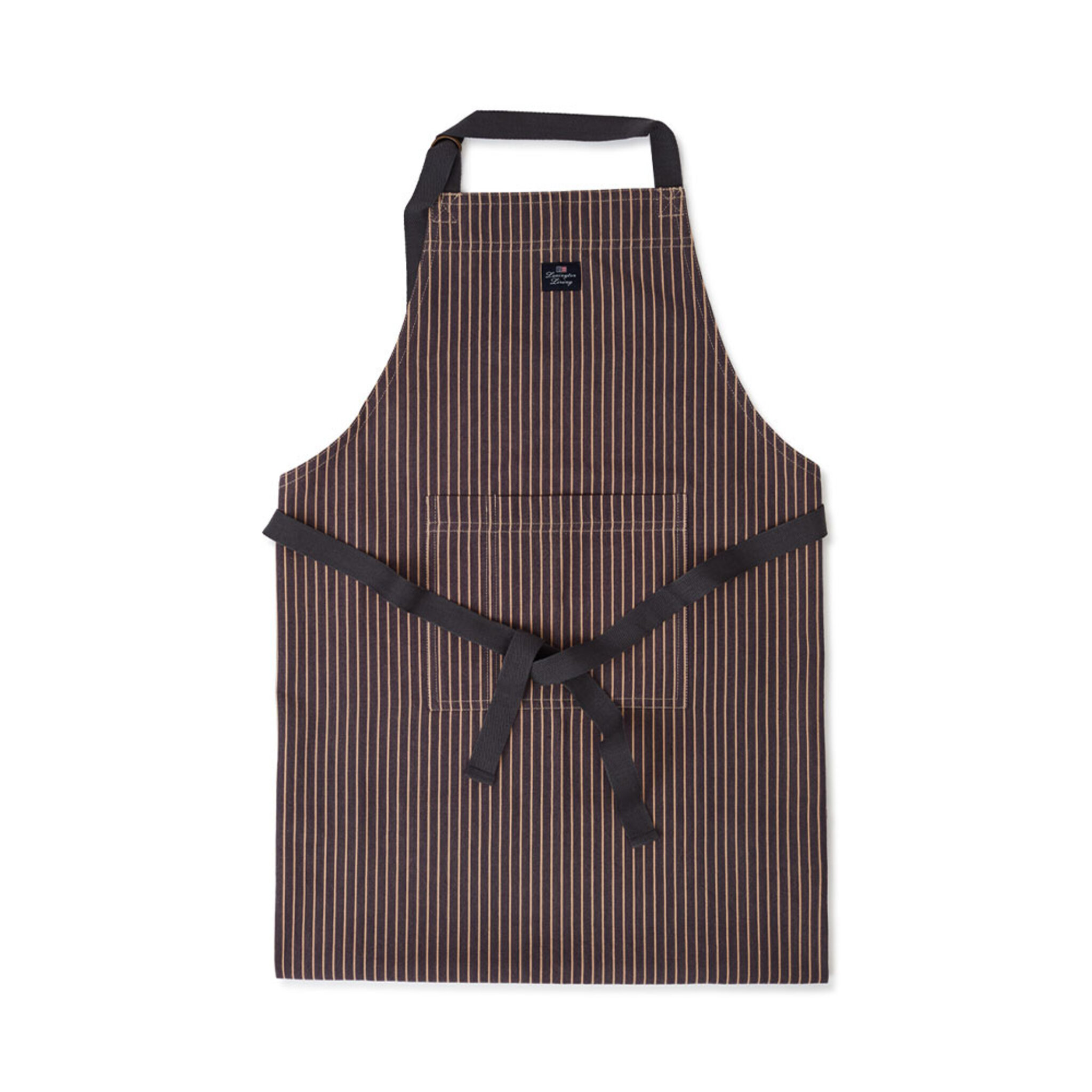 Apron Striped Cotton Herringbone, High 80x105