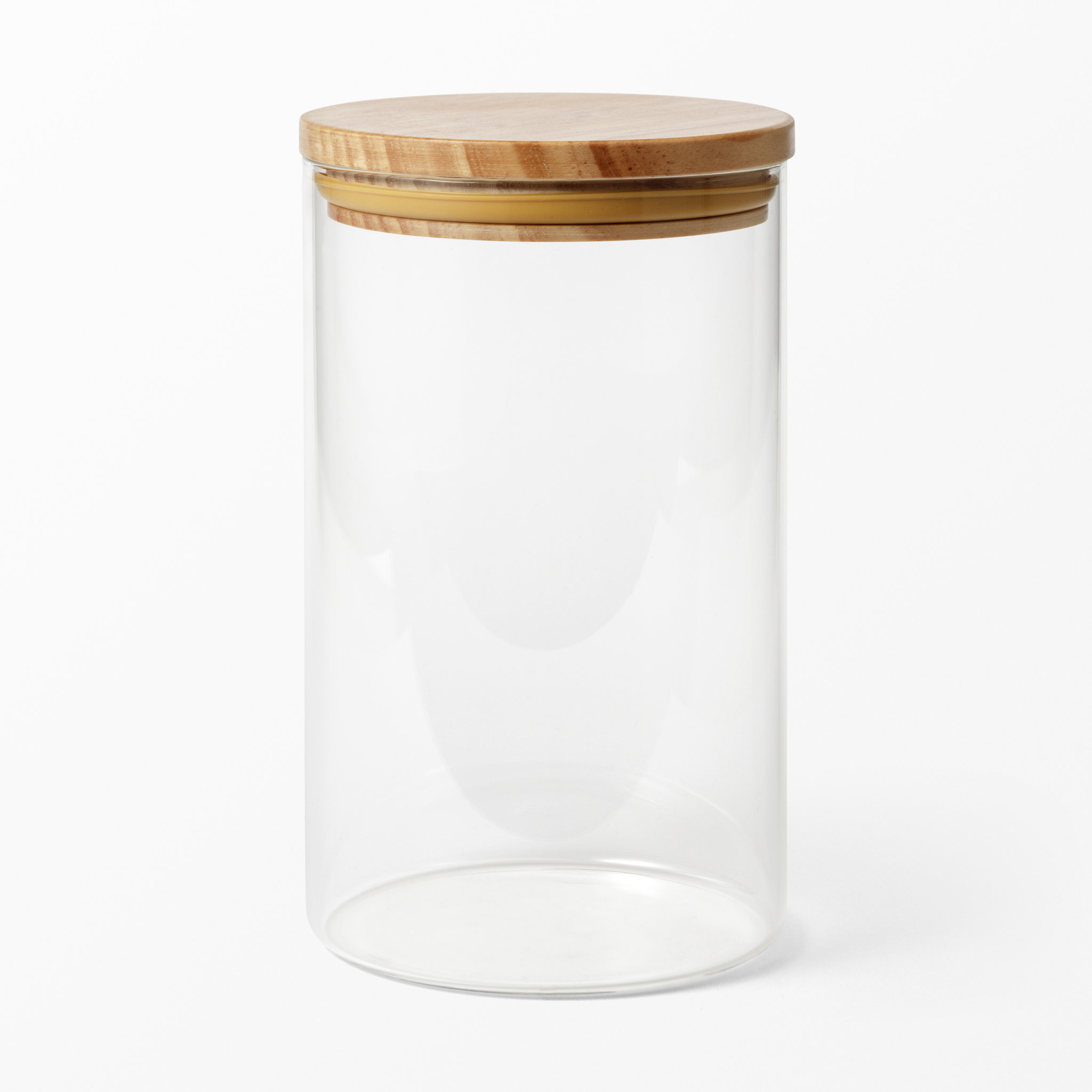 Glasburk med trälock, 1,8 L