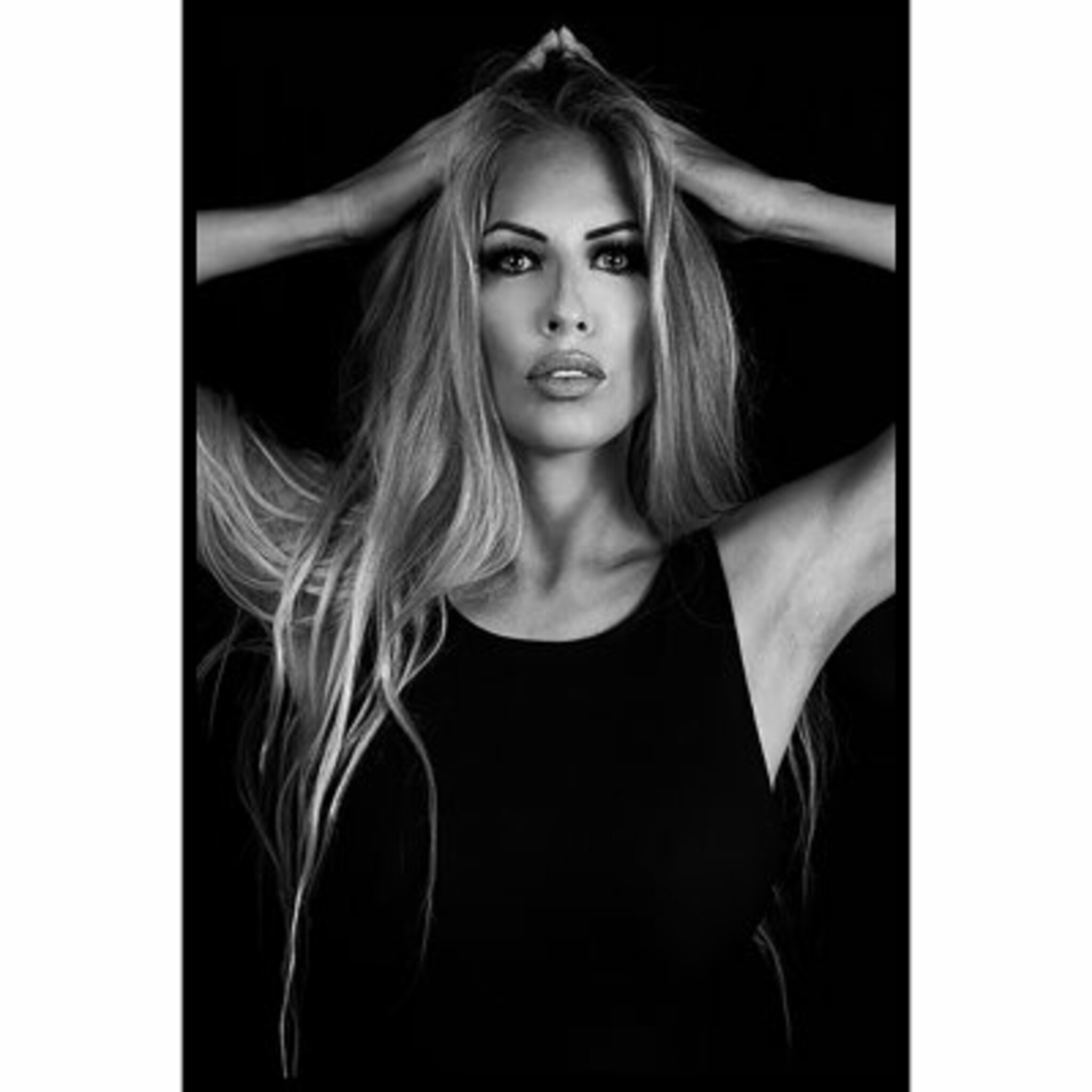 Michelle B&w Poster