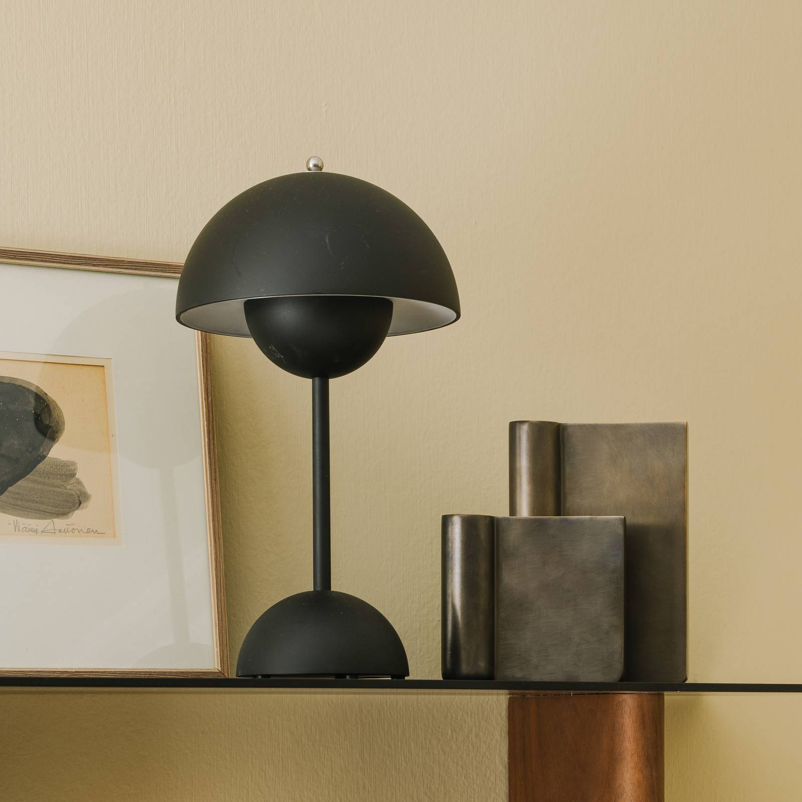 &Tradition Flowerpot VP9 bordslampa, matt svart