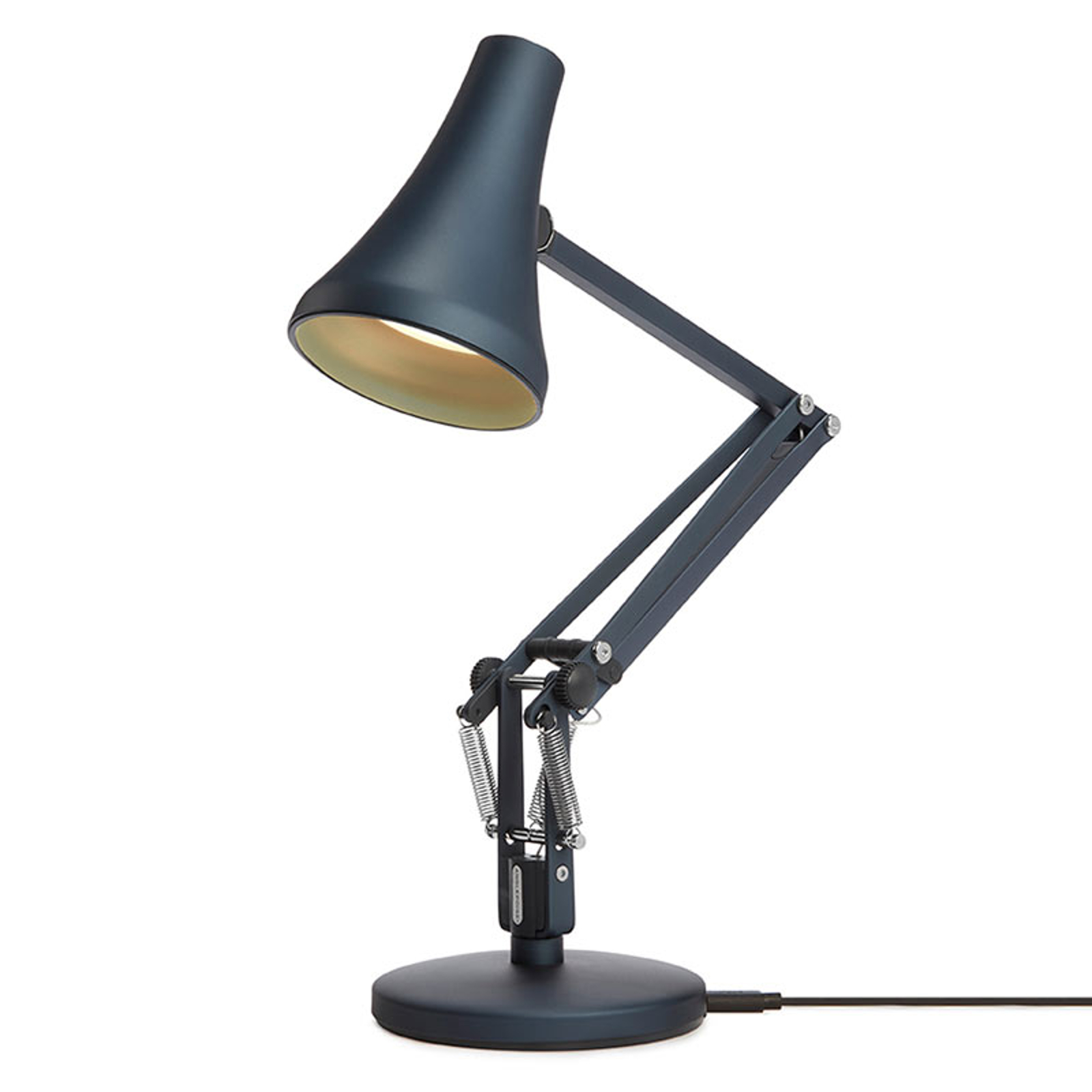 Anglepoise 90 Mini LED-bordslampa stålblå