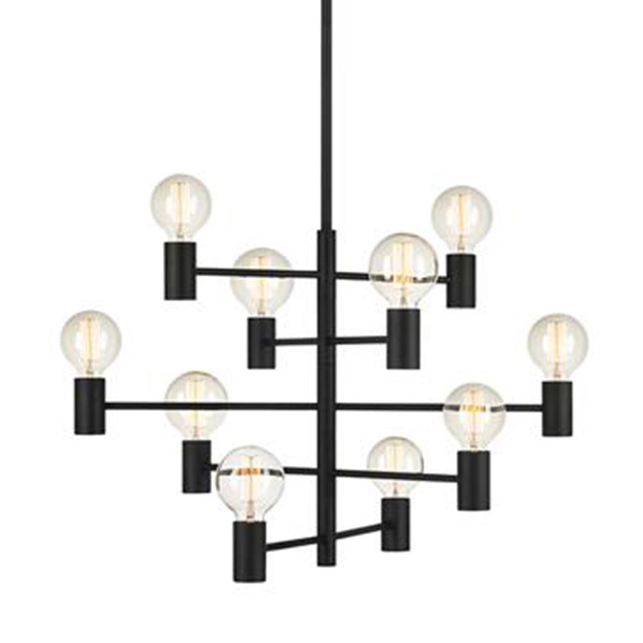 Taklampa Paris, svart, 80