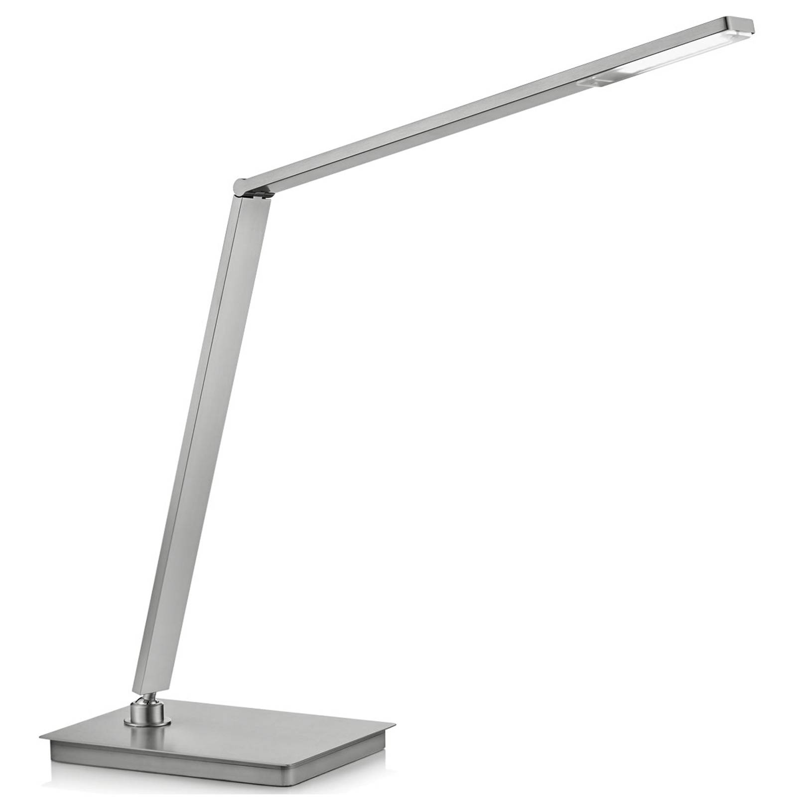 LED-skrivbordslampa Omar med dimmersensor