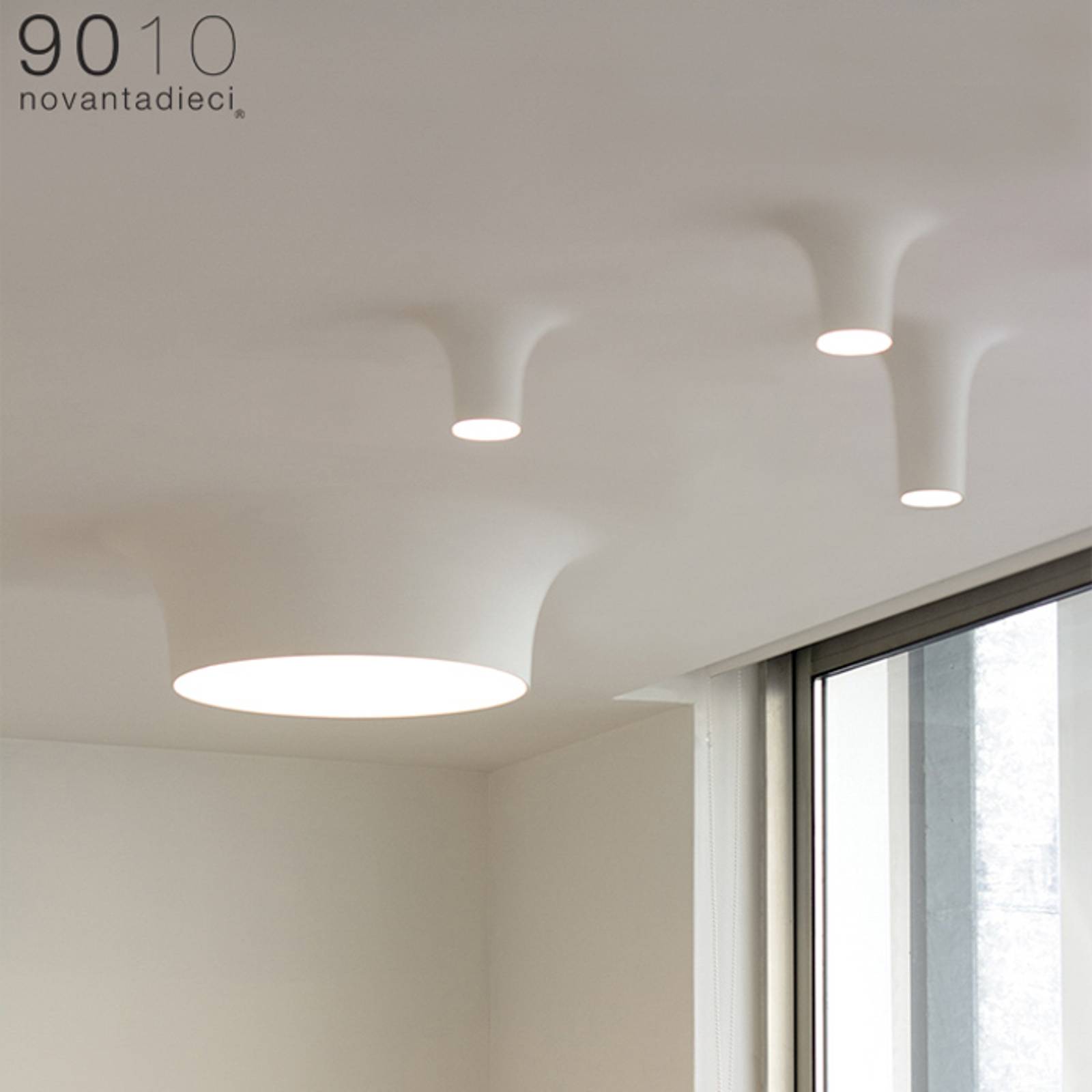 LED-takinbyggnadslampa 8935C, 2 700 K, 99 x 99 cm