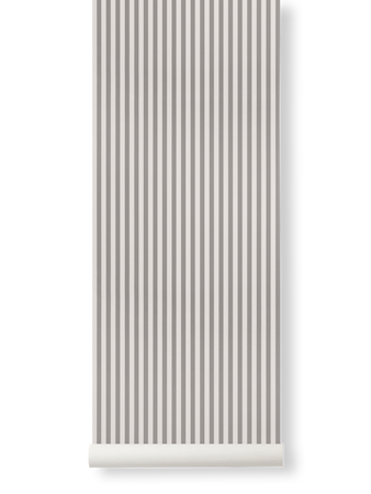 Thin Lines Tapet Grå