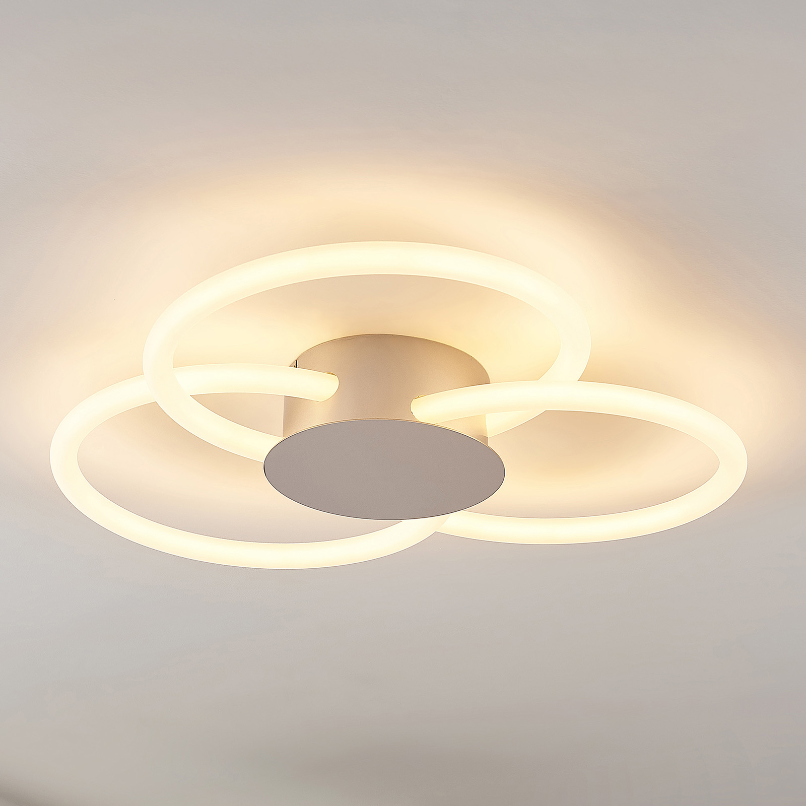 Lucande Clasa LED-taklampa, 3 lampor