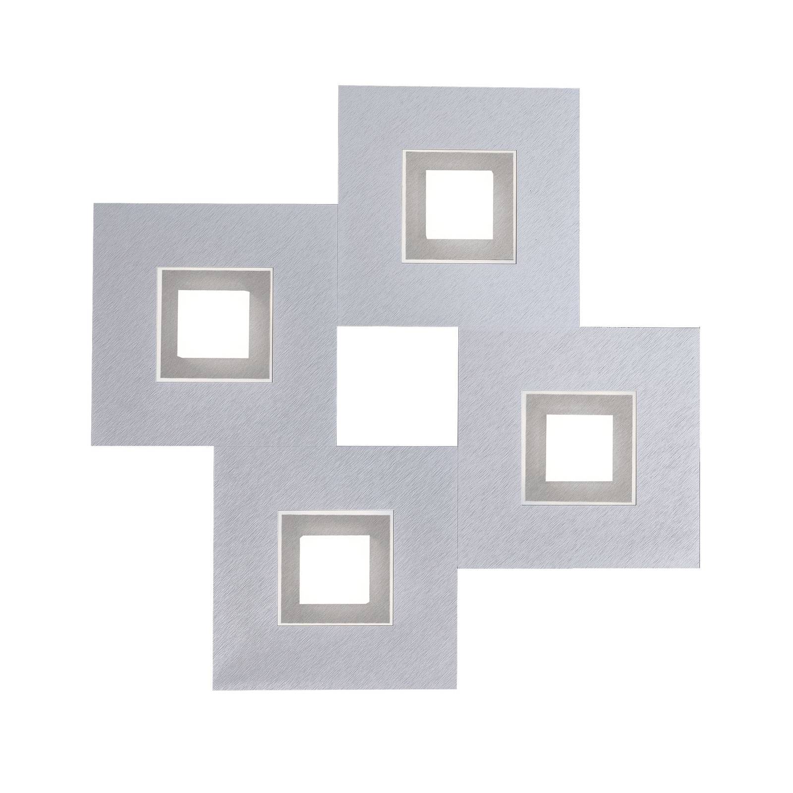 GROSSMANN Karree 4 lampor 50x50 aluminium titan