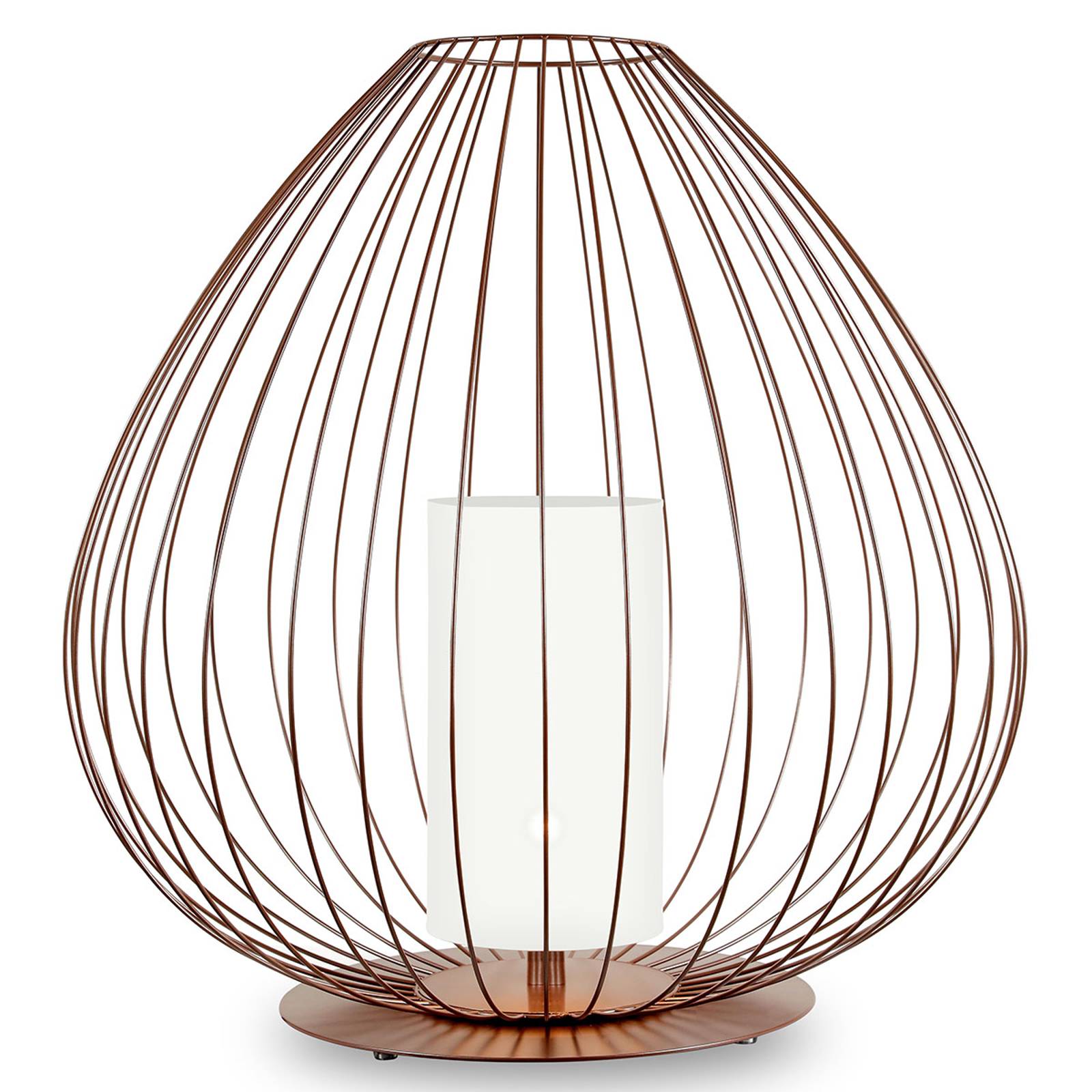 Karman Cell - bur-bordslampa, 62 cm, brons