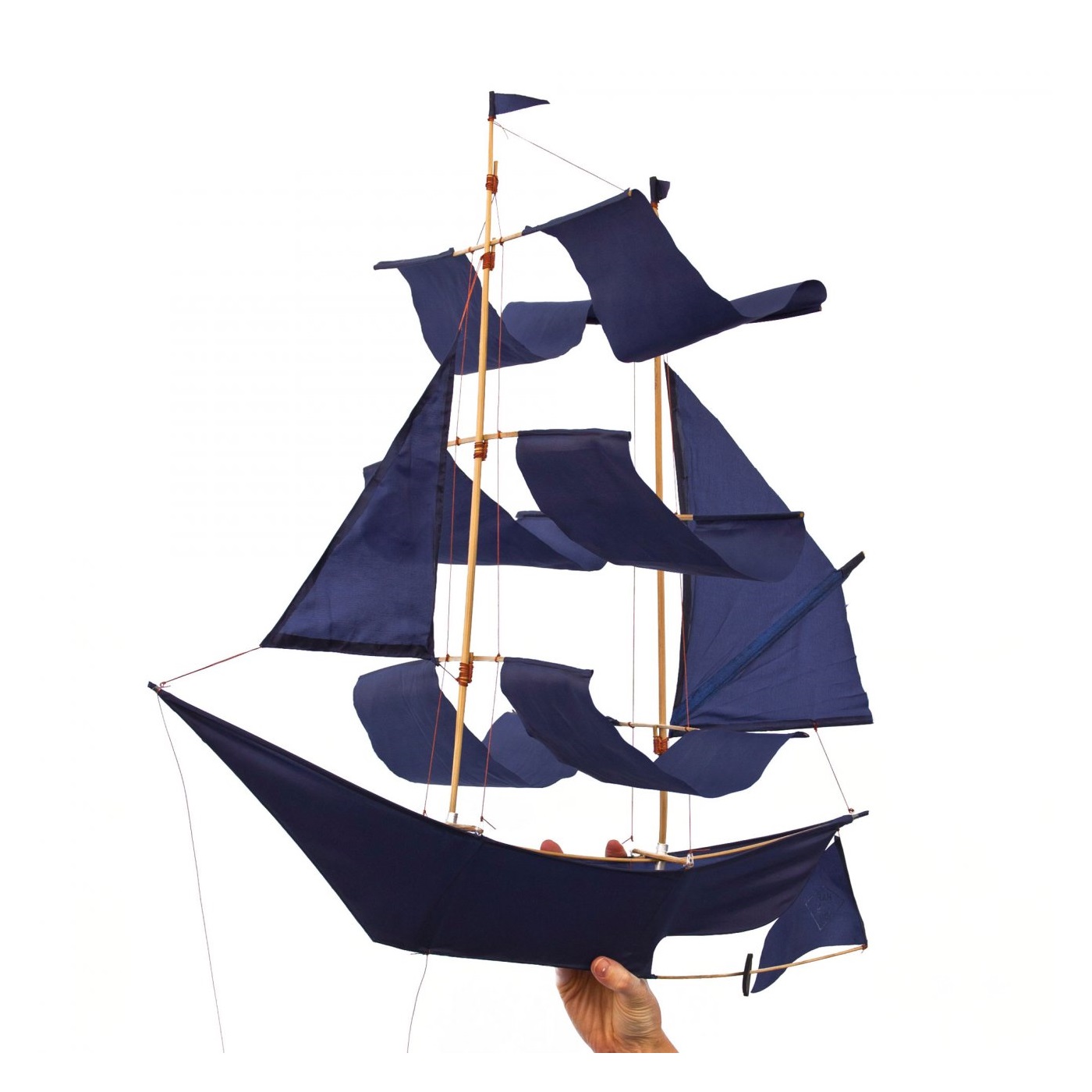 Skepp mobil Sailing Ship Kite indigo, Haptic lab