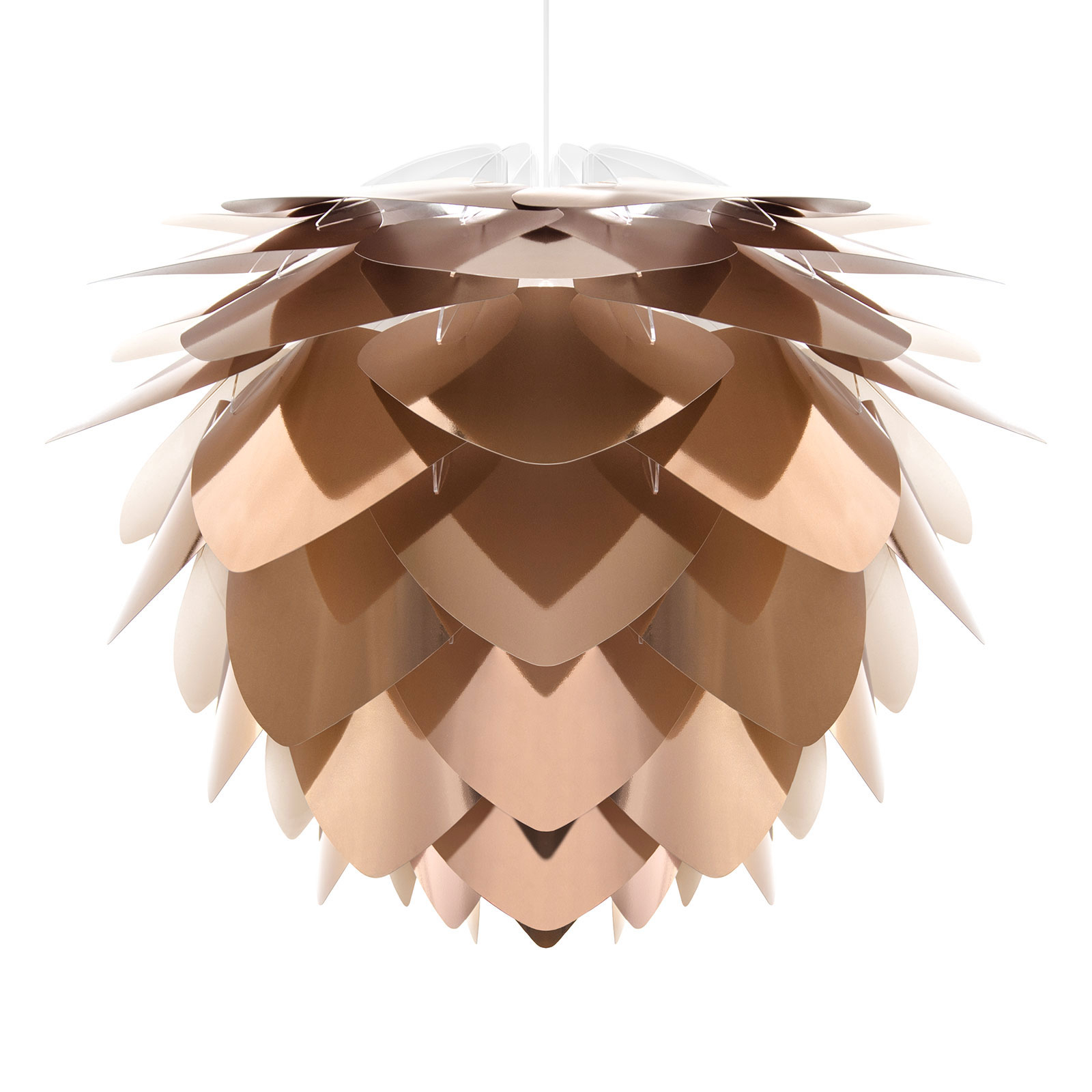 UMAGE Silvia Medium hänglampa brons/vit, Ø 50 cm