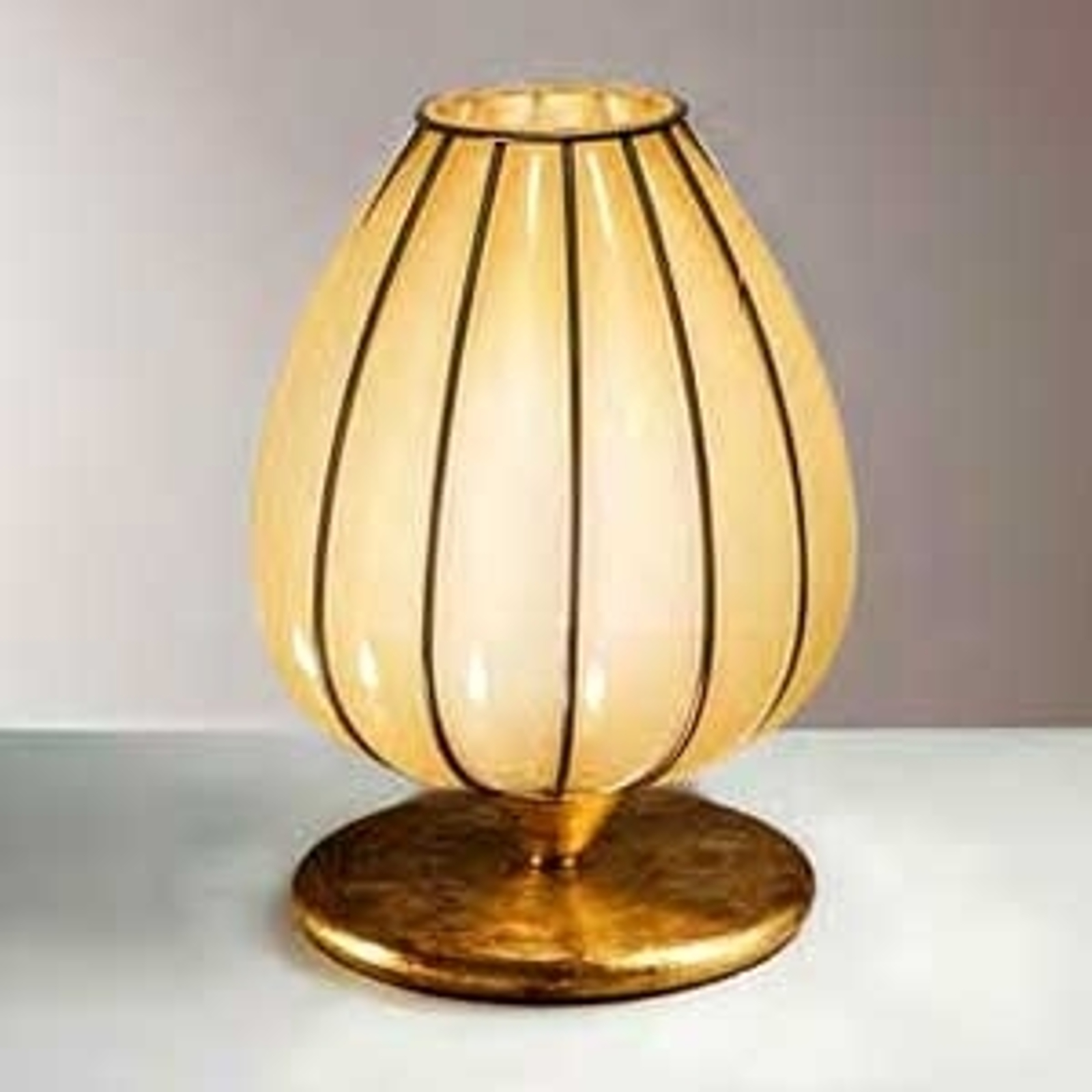 Handgjord bordslampa GEMMA
