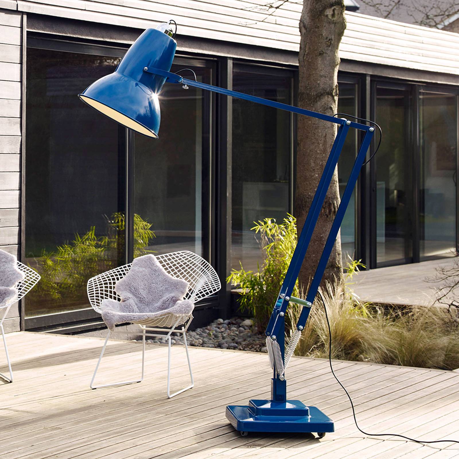 Anglepoise Original 1227 Giant golv IP65 blå