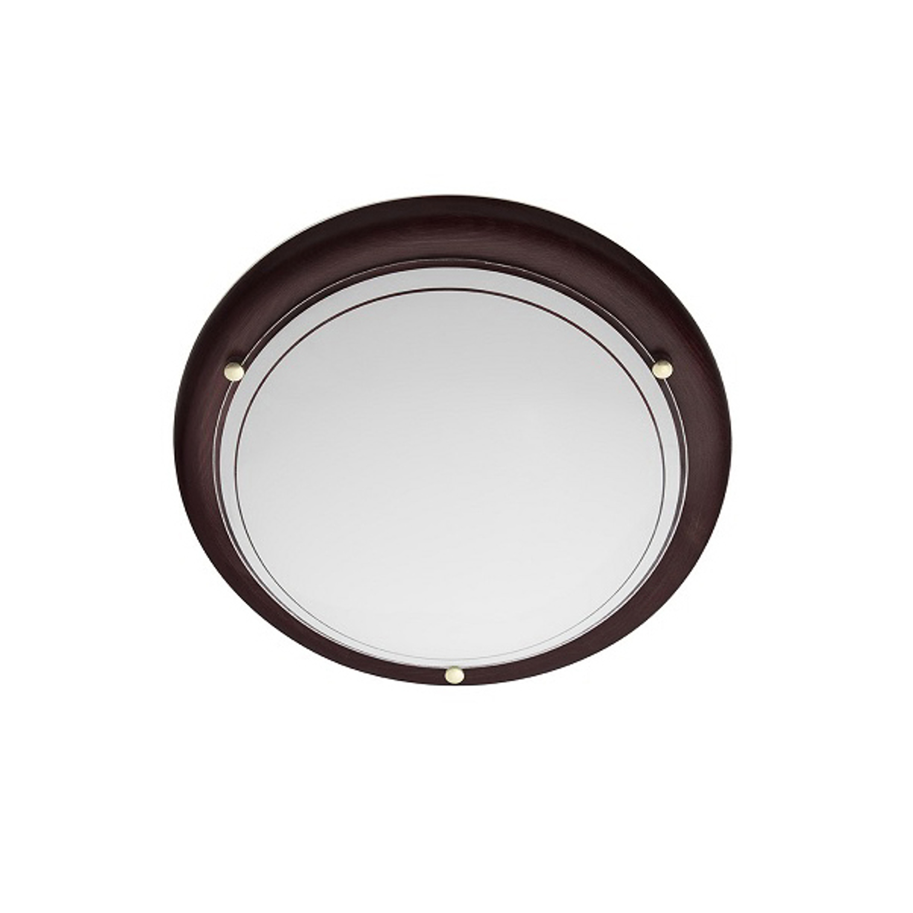 Taklampa P1D, Ø 28 cm, wengeträ