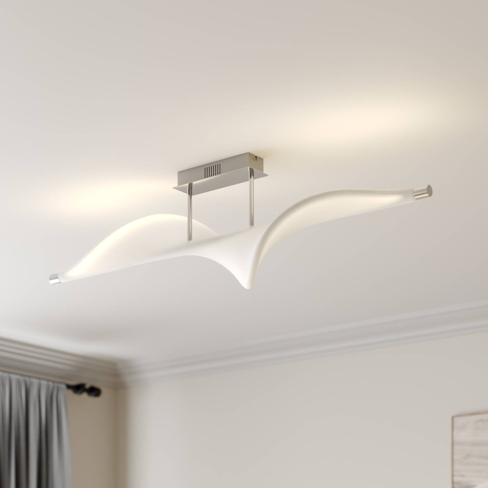 Lucande Edano LED-taklampa dimbar