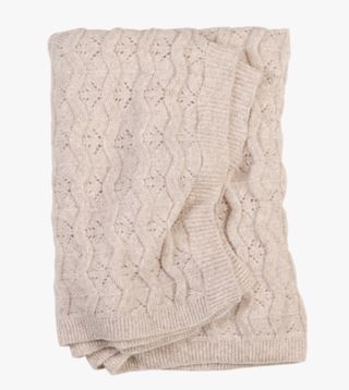 Leona pläd beige