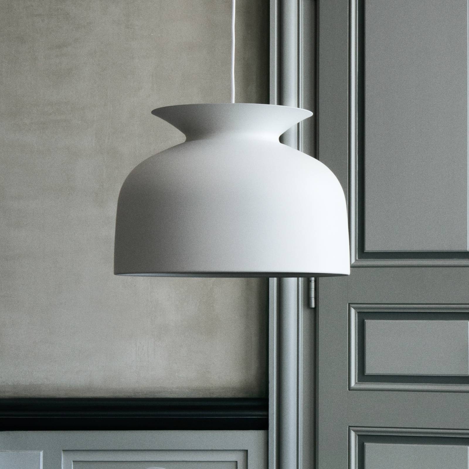 GUBI Ronde hänglampa Ø 40 cm, vit