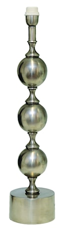 Charlotta Lampfot Hög Antik silver