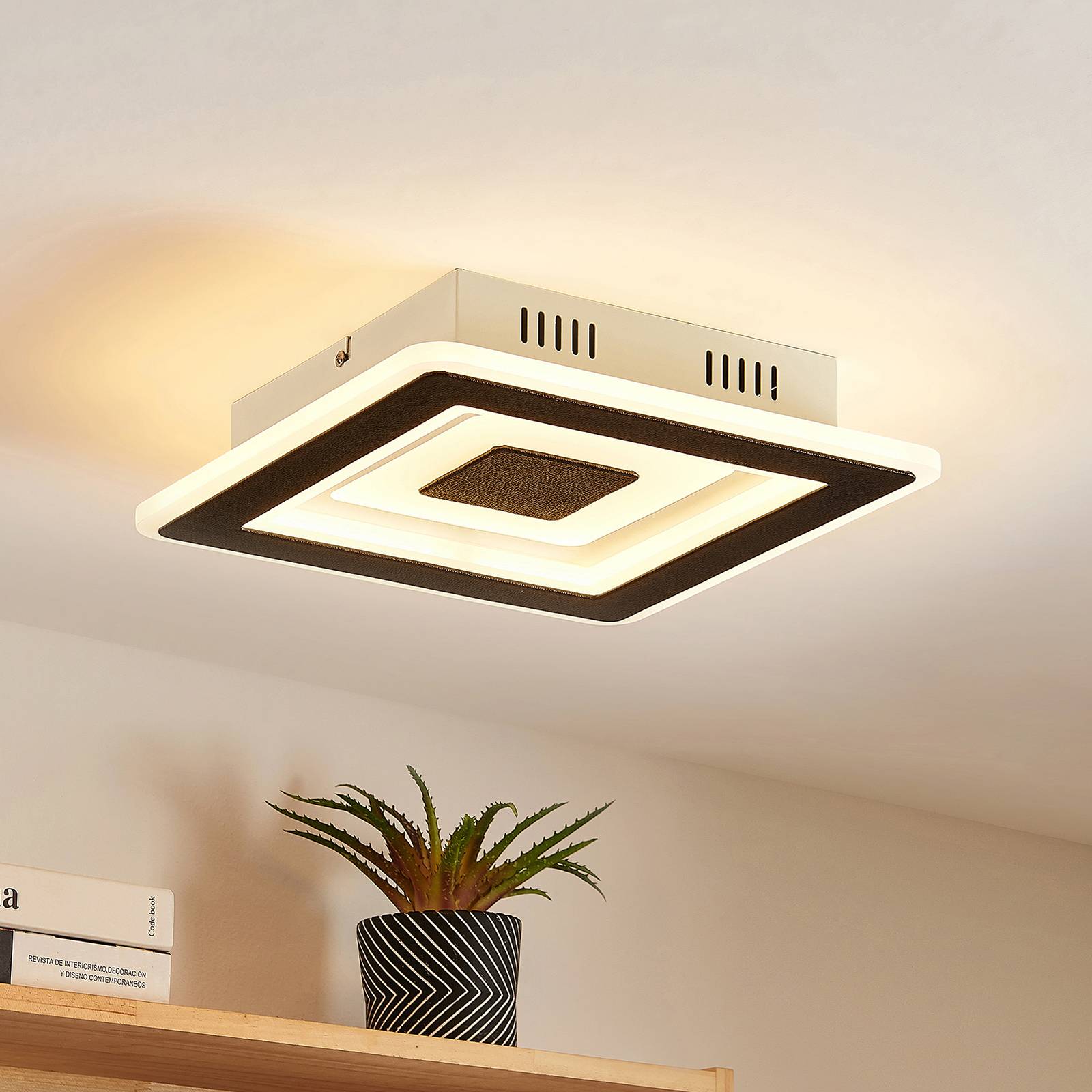 Lindby Evanio LED-taklampa, smart, CCT, RGB