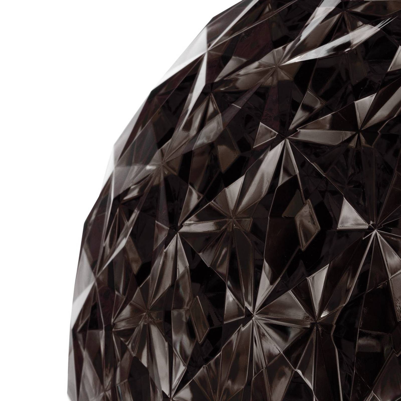 Kartell Planet LED-bordslampa kula, rökgrå
