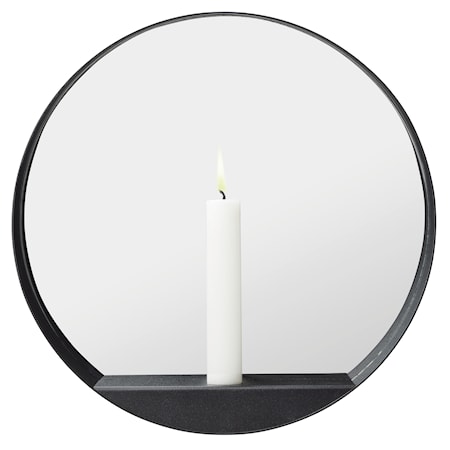 Glim Ljusstake och Spegel Rund