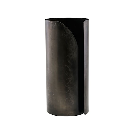 Hushållspappershållare Wipe Svart antik 27 cm