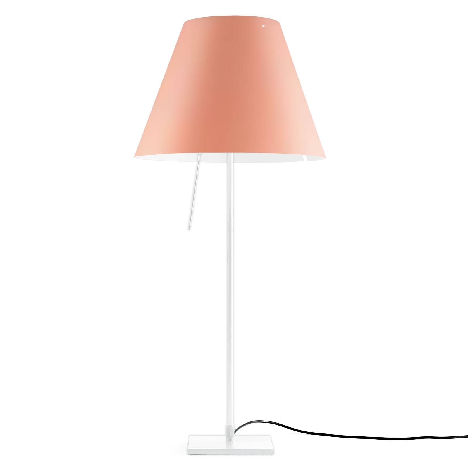 Luceplan Costanza bordslampa D13if vit/rosa