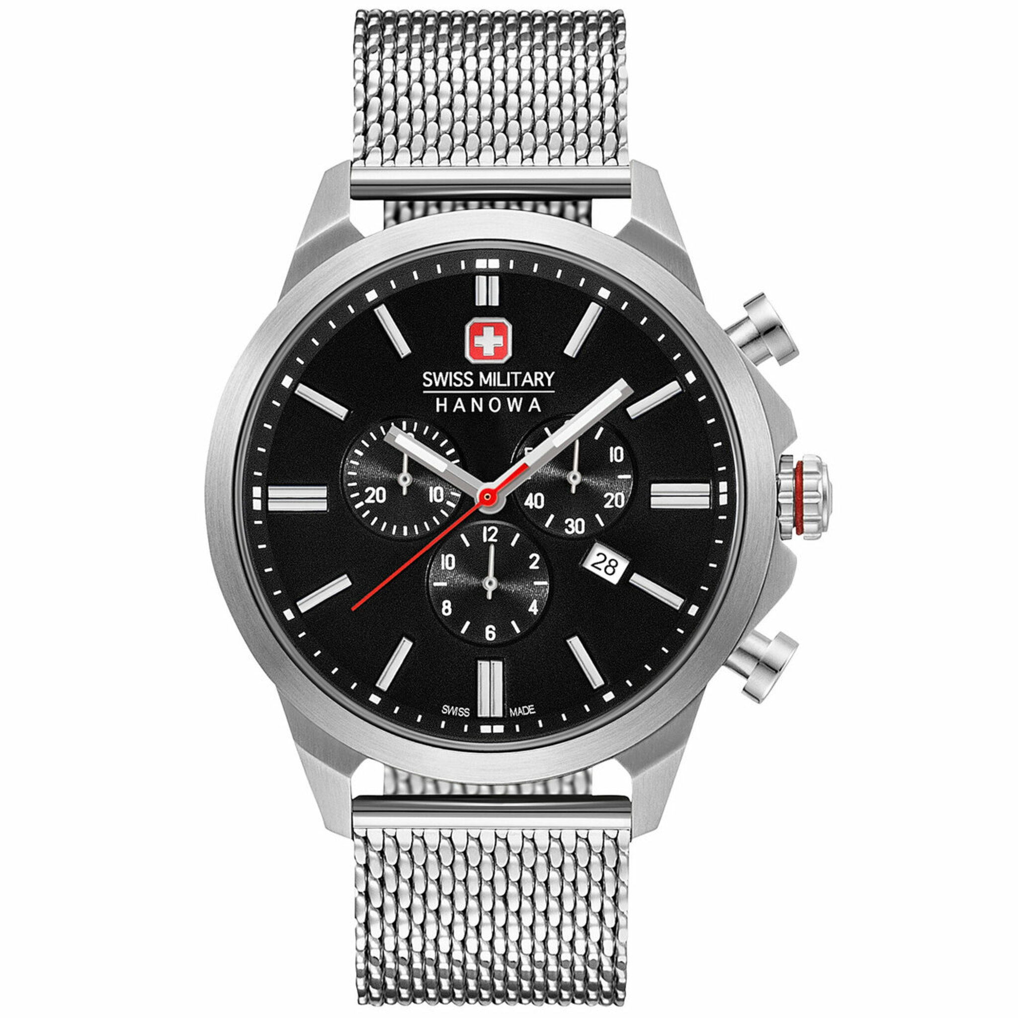 06-3332.04.007, Quartz, 44mm, 10atm, silver