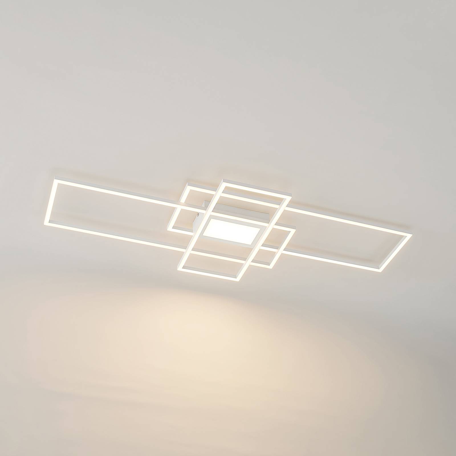 Lindby Caitlin LED-taklampa, vit