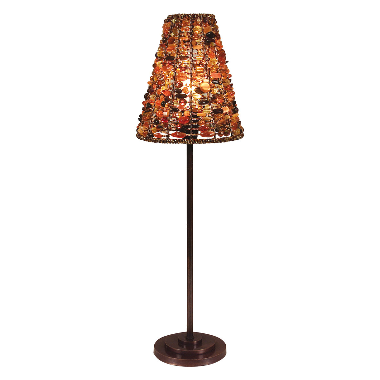 Bordslampa Bella med rund skärm/fot