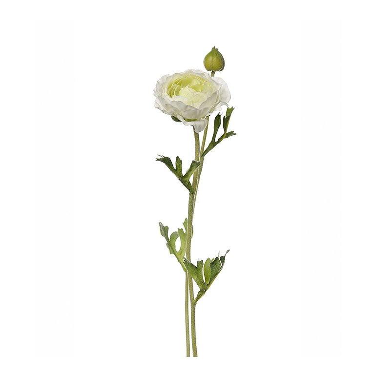 Konstväxt Ranuncel 36 cm vit