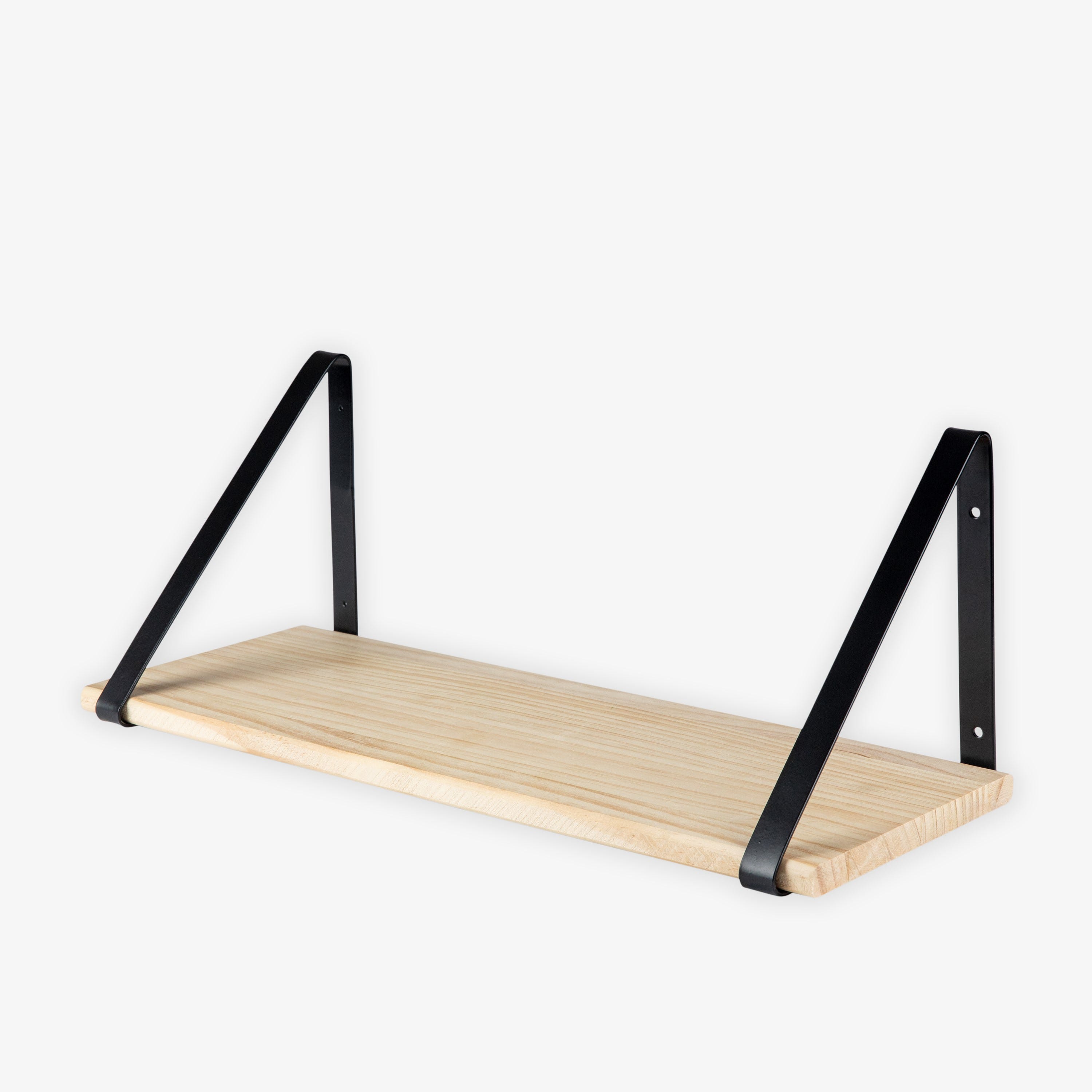 Vägghylla Trä/Metall 48 cm