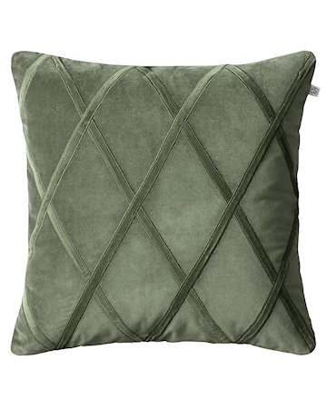 Orissa Kuddfodral Velvet Skogsgrön 50x50cm