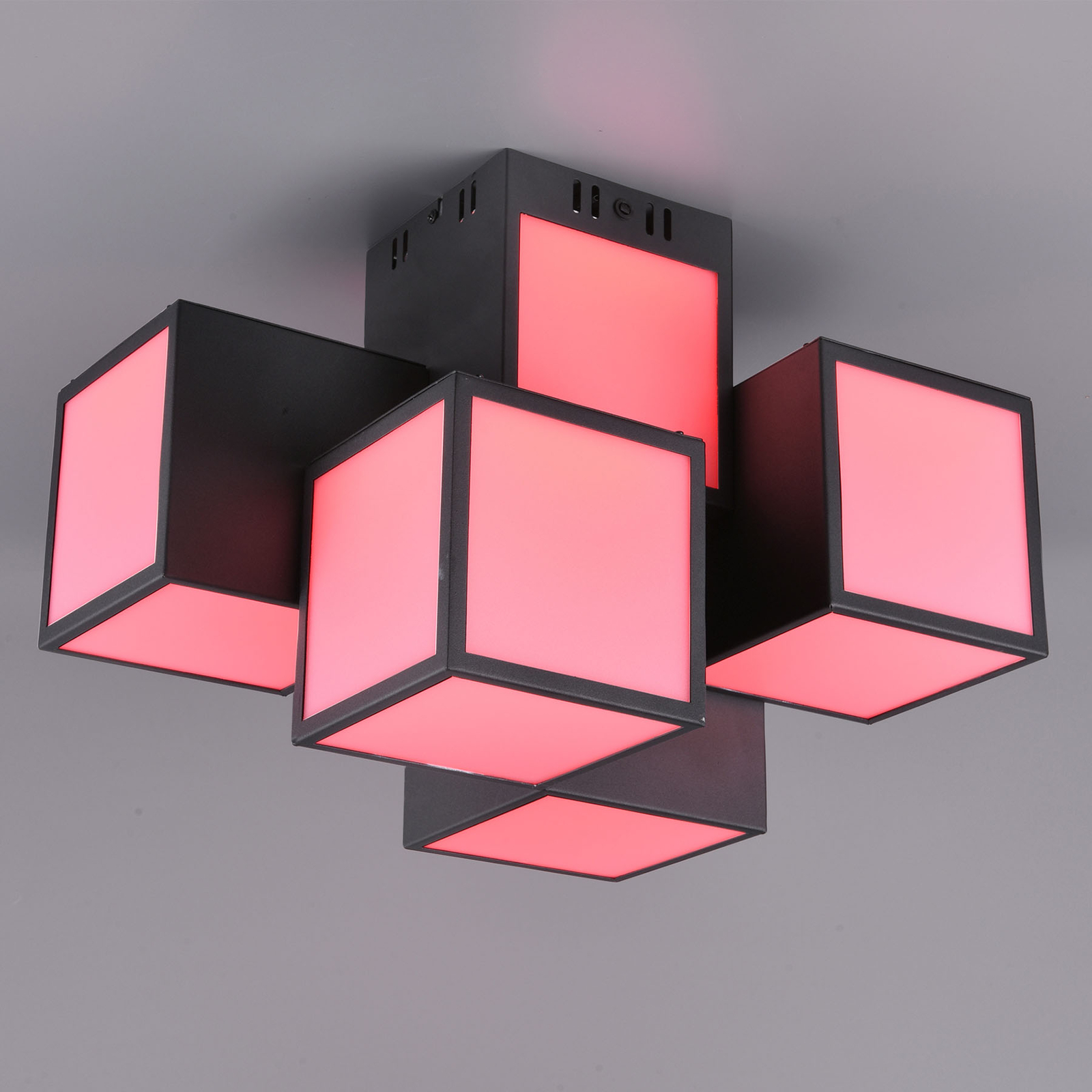 Trio WiZ Oscar LED-taklampa 45 x 30 cm, svart