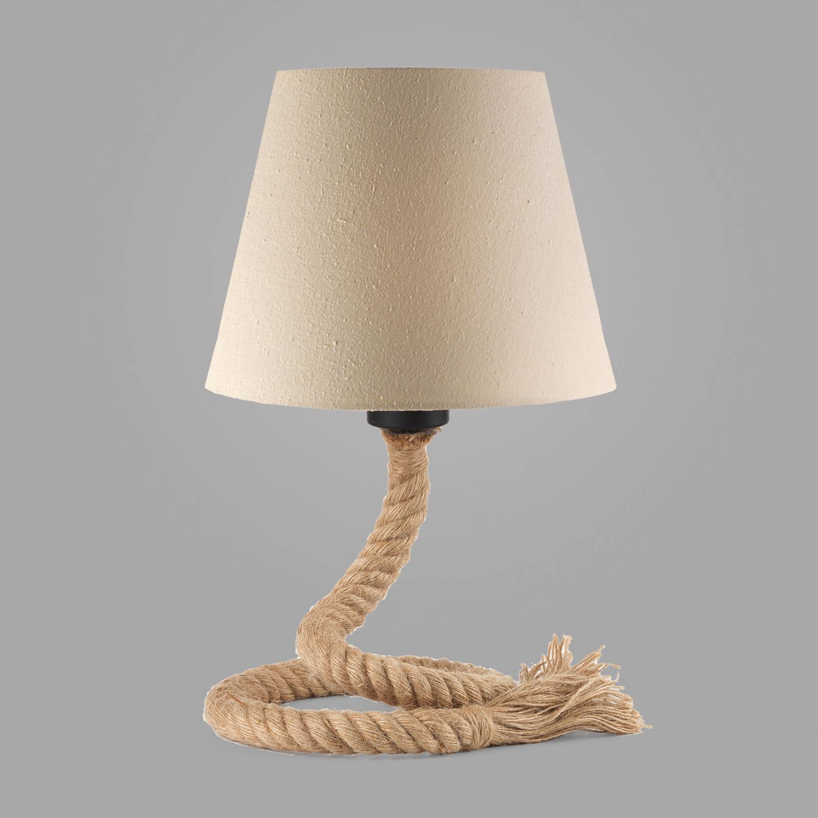 Bordslampa Mauli av vajrar och tyg