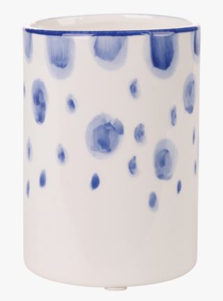 Dotty tandborstmugg blå