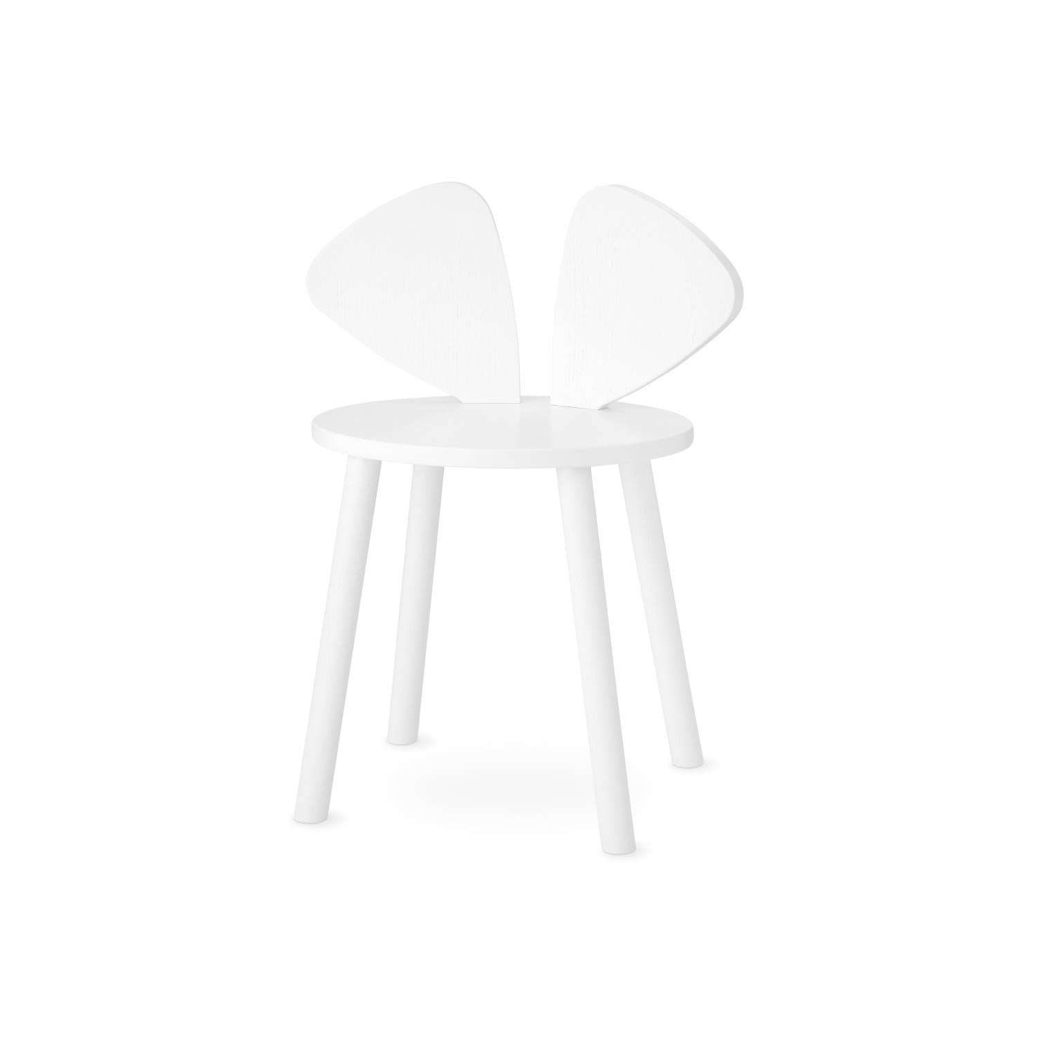 Mouse Chair School vit 6-10 år Nofred