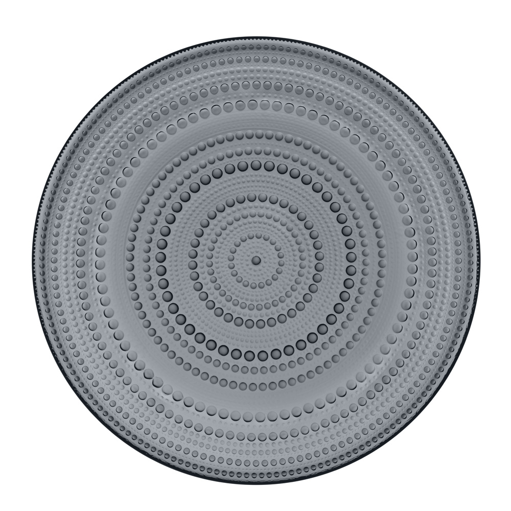 Iittala - Kastehelmi Tallrik 31,5 cm Mörkgrå