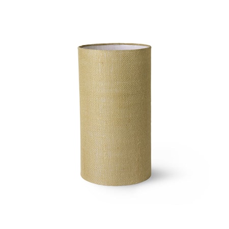 Lampskärm Cylinder Jute Jade green
