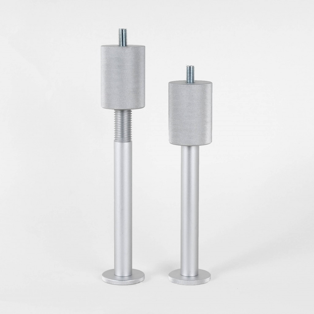 Prettypegs Greta 175 möbelben 4-pack silver